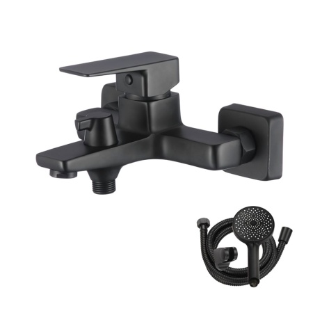 Смеситель для ванны WesnaArt NARCIS NAR06-310BL-25201, черный
