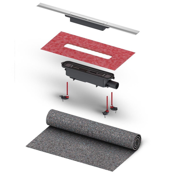 Сифон TECE TECEdrainprofile "стандартный", DN50 боковой слив 673002