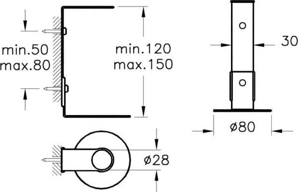 Держатель дозатора жидкого мыла VitrA Origin A4489236 черный матовый