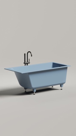 Ванна встраиваемая Salini CASCATA KIT 150x70, S-Sense, глянцевый белый 105012G