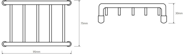 Мыльница для ванной Bemeta Cytro 104708182