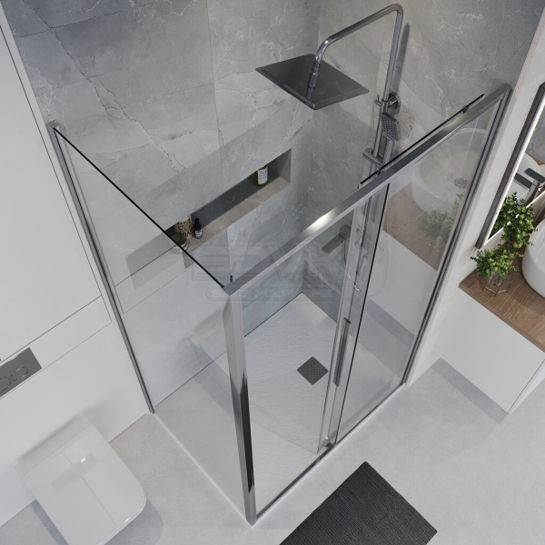 Душевое ограждение Niagara Nova NG-64-12A-A90-34 (120*90*195) прямоугольник, двери раздвижные