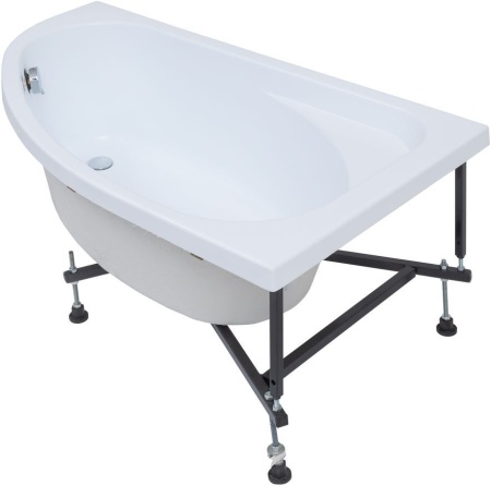 Акриловая ванна Aquanet Mia 140x80 R (с каркасом)