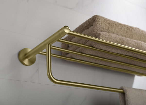 Полка для полотенец Timo Saona 13058/17, матовое золото