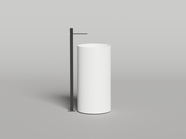 Раковина напольная Salini ARMONIA ROUND 01, покраска по RAL Classic, 130421MF