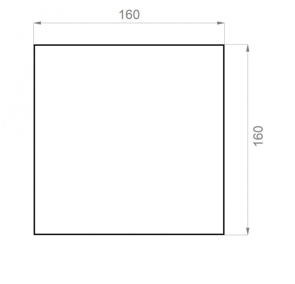 Накладка BETTOSERB под плитку, цвет белый, 110150CW