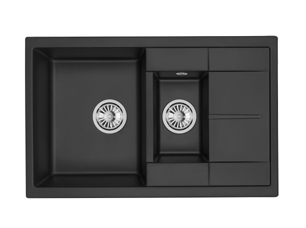 Мойка для кухни Granula 7802 турмалин, 78х50 см, прямоугольная
