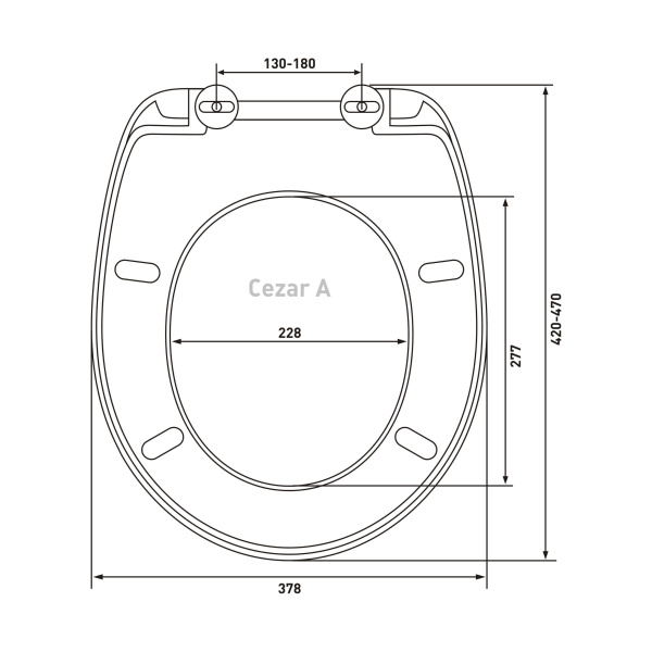 Сиденье BERGES Cezar A