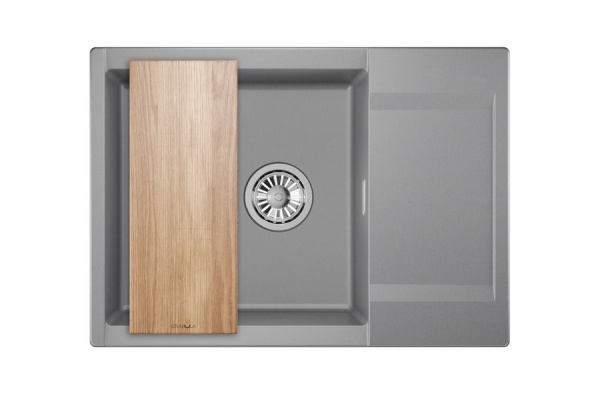 Мойка для кухни Granula Estetica 7003 алюминиум, 70х50 см, прямоугольная