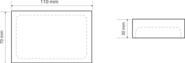 Мыльница для ванной Bemeta Vista 120108196-101