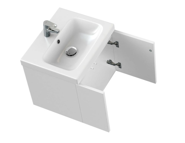 Тумба под раковину подвесная Cersanit COLOUR 50 для COMO 50 белый, SP-SZ-COL-CM/COL/50