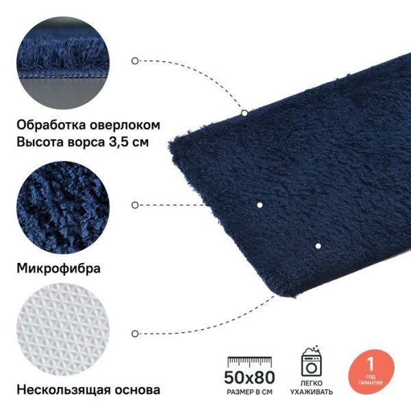 Коврик для ванной комнаты IDDIS Décor D17M580i12