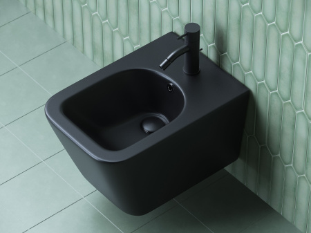 Подвесное биде Ceramicanova Metric, черный матовый, CN3008MB