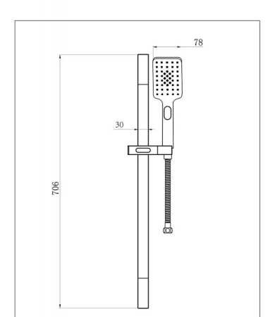 Душевой комплект Bravat Source D170BW-ENG