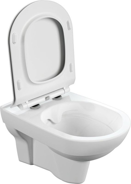 Подвесной унитаз Cersanit CITY Clean On DPL EO slim, S-MZ-CITY-COn-S-DL-w