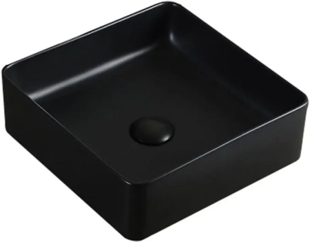 Раковина накладная Bravat, тонкостенная, квадратная 40x40 C22356K-ENG