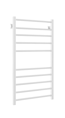 Полотенцесушитель водяной Stinox Classic 500x1000, нижнее подключение, белый матовый, 1/2" ВР (внутренняя резьба), 10 перекладин