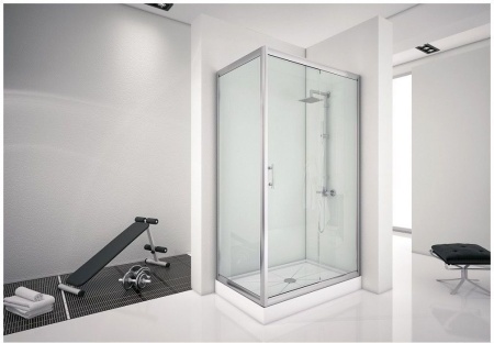 Душевой уголок Aquanet Alfa NAA1131 150x80, прозрачное стекло