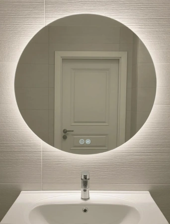 Зеркало EMZE Led Antifog D80 (c подсветкой и антизапотеванием)
