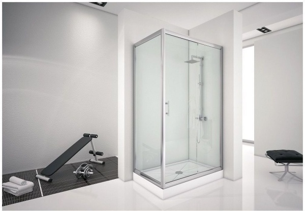 Душевой уголок Aquanet Alfa NAA1131 150x80, прозрачное стекло