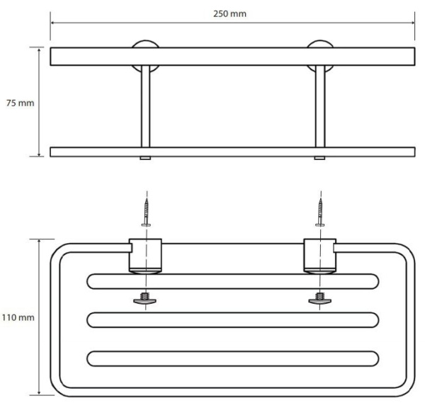 Мыльница для ванной Bemeta Cytro 146208396