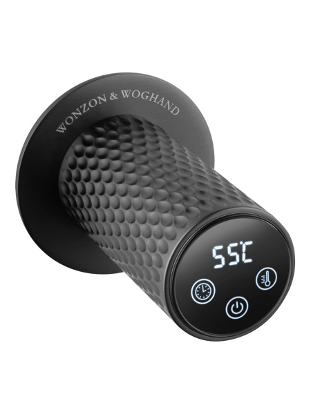 Полотенцесушитель электрический встраиваемый WONZON & WOGHAND, Темный графит (WW-A355-GM)