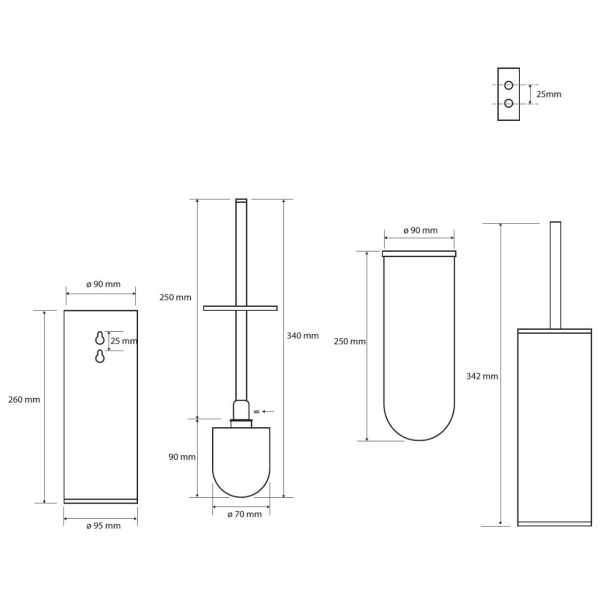 Ершик для унитаза Bemeta Neo 102313069