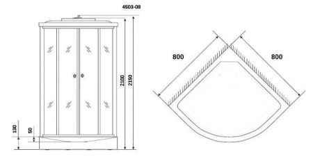 Душевая кабина Niagara Eco NG 4503-14