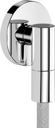 Настенная розетка с обратным клапаном Hansgrohe FixFit Fine S 28882000. хром 28882000