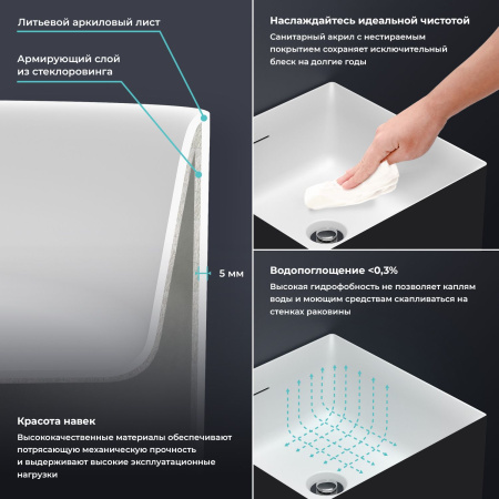 Напольная раковина для ванной Wellsee Pure BY Wellsee 230713000