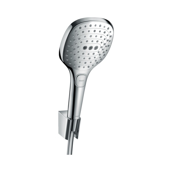 Hansgrohe Raindance Select E Душевой набор 120 3jet с держателем и шлангом 160 см хром 26720000