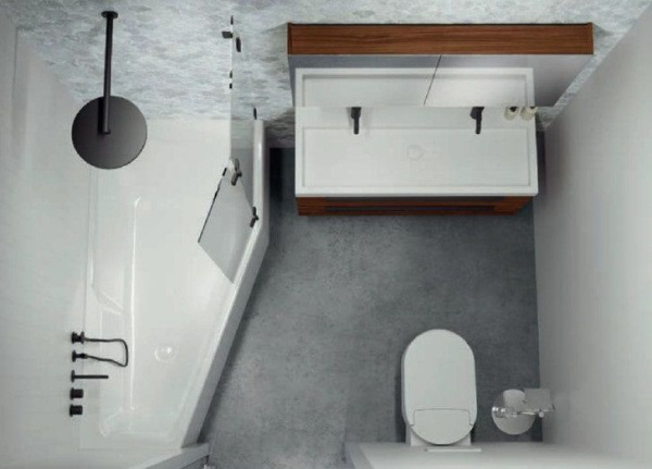 Акриловая ванна с усиленным каркасом и сифоном Riho Rething Space 170x90 L BR1600500000000