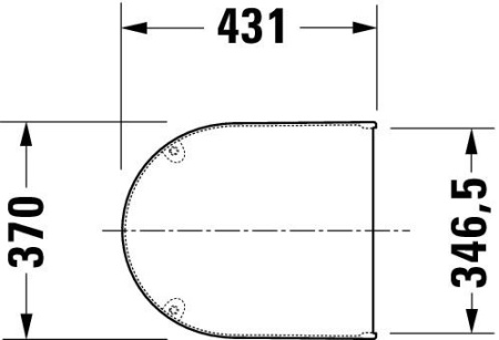 Сиденье для унитаза Duravit Starck 3 0063890000
