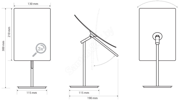 Косметическое зеркало Bemeta 116201312
