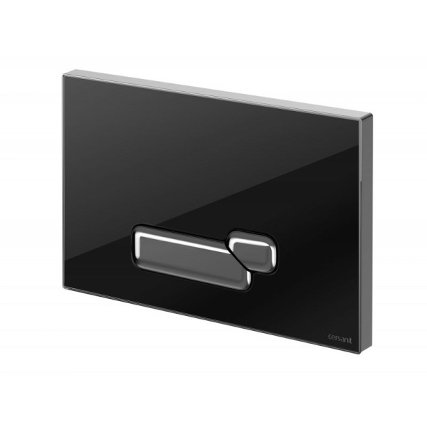 Кнопка Cersanit ACTIS для LINK PRO/VECTOR/LINK/HI-TEC стекло черный, P-BU-ACT/Blg/Gl