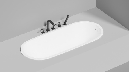 Ванна встраиваемая Salini ORNELLA KIT 160x70, S-Stone, матовый белый 102426M