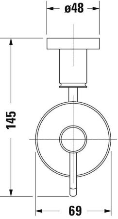 Дозатор для мыла Duravit D-Code 0099161000