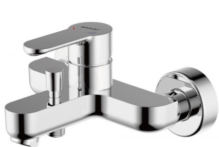 Смеситель для ванны Bravat Stream F63783C-01A c коротким изливом