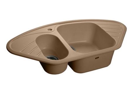 Кухонная мойка GranFest CORNER C-960E топаз