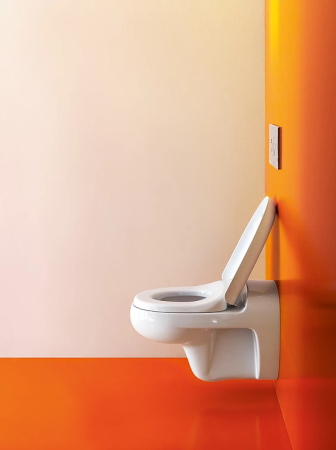 Подвесной унитаз Florakids 31х52 см, детский, без сиденья 8.2003.1.000.000.1