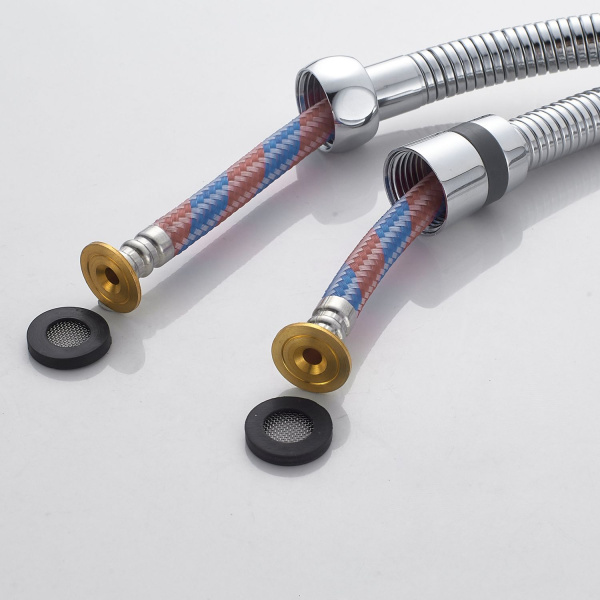 Гигиенический душ со смесителем Shevanik S137T, оружейная сталь