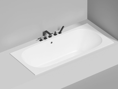 Ванна встраиваемая Salini ORNELLA AXIS 190x90 покраска по RAL полностью, S-Stone, матовый 103422MF