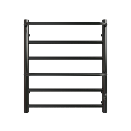 Полотенцесушитель Электрич. с/т GROIS Gamma GR-136 400x600 П6 Ral 9005 R черный матовый(-)