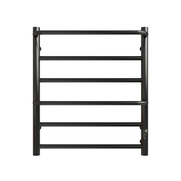 Полотенцесушитель Электрич. с/т GROIS Gamma GR-136 400x600 П6 Ral 9005 R черный матовый(-)