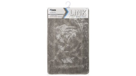 Коврик для ванной Fixsen Link 1-ый, FX-5002I, коричневый, 50х80 см