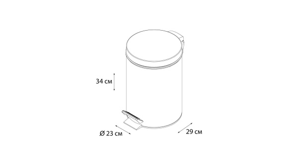 Ведро 8 л Fixsen Hotel FX-31024