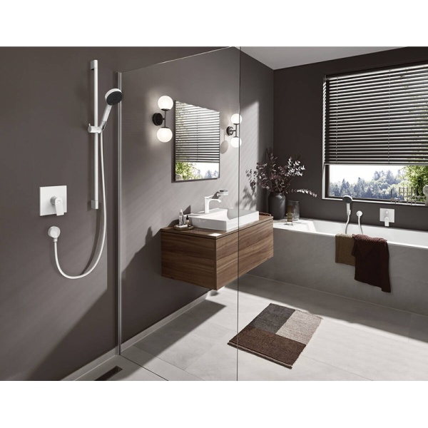 Hansgrohe Vivenis Встраиваемый смеситель для ванны белый матовый 75415700