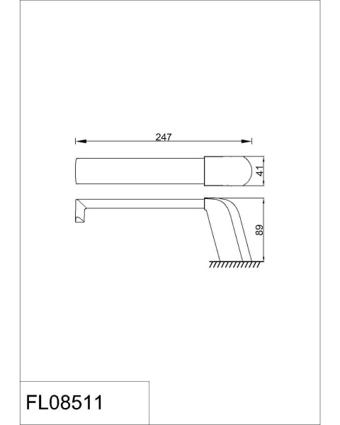 Полотенцедержатель RUSH Flores FL08511