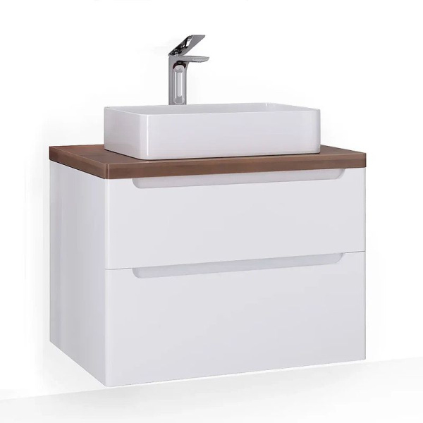 Тумба под раковину Jorno Wood 80 wood.01.80/P/W белый