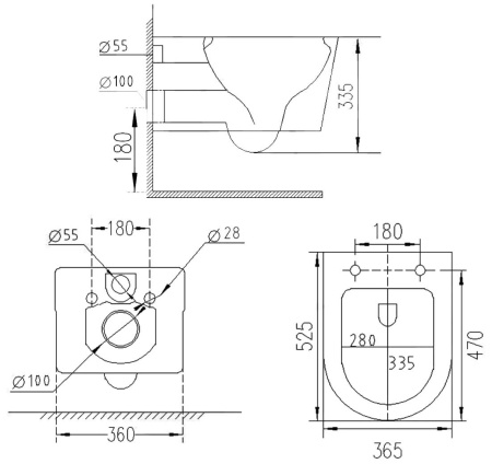 Комплект 6 в 1 RoxenBath StounFix Dual Fresh 966779  (состоит из: 710200, Caspia 410280DG, 530155-01)
